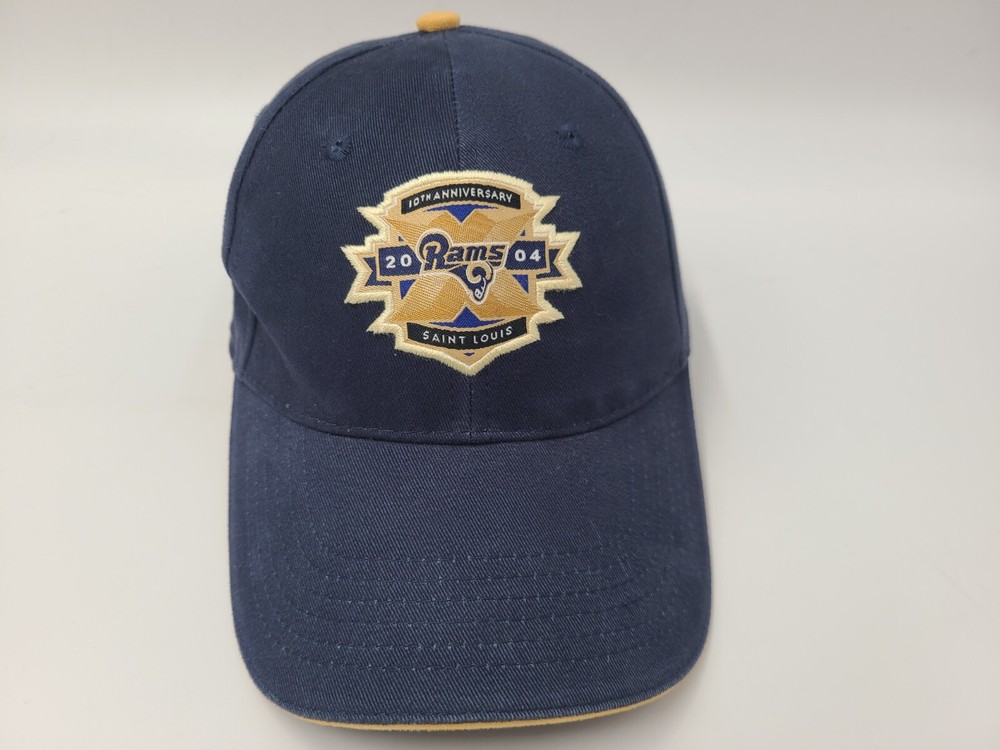 St Louis Rams 10th Anniversary Edward Jones Dome Adjustable Cap Fits Small