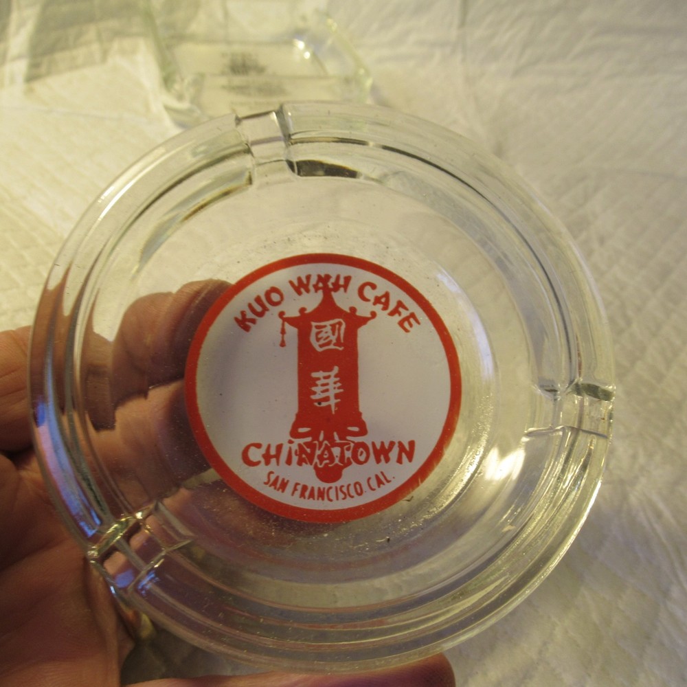 Vintage Ashtray Kuo Wah Cafe Chinatown San Francisco  Calif.