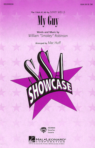 My Guy SSA Pop Choral Series Mary Wells