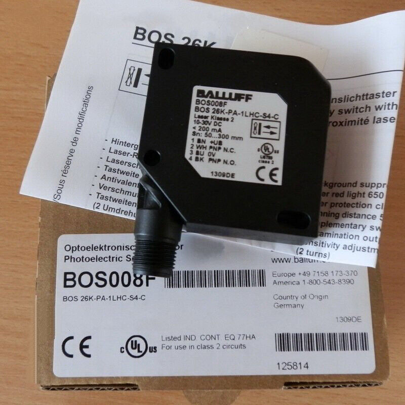 1pieces New BOS 26K-PA-1LHC-S4-C Photoelectric sensor Fast Delivery #A6-37