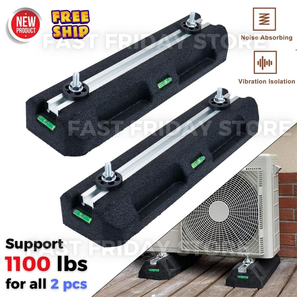 Floor Mounting Base Pads Anti-Vibration for Mini Split AC Condenser Heat Pump
