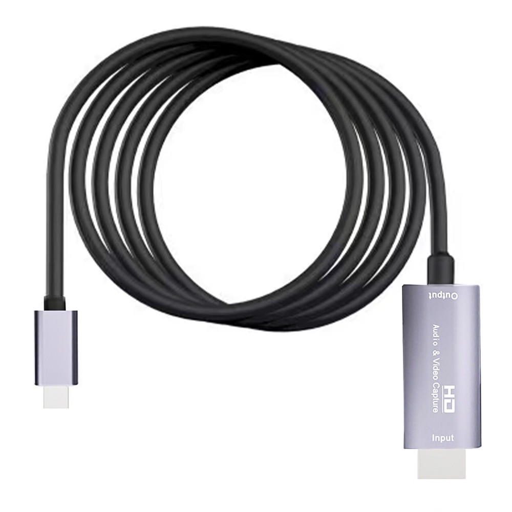 6.56ft HDMI to USB-C Video Capture Card for HD Game Streaming