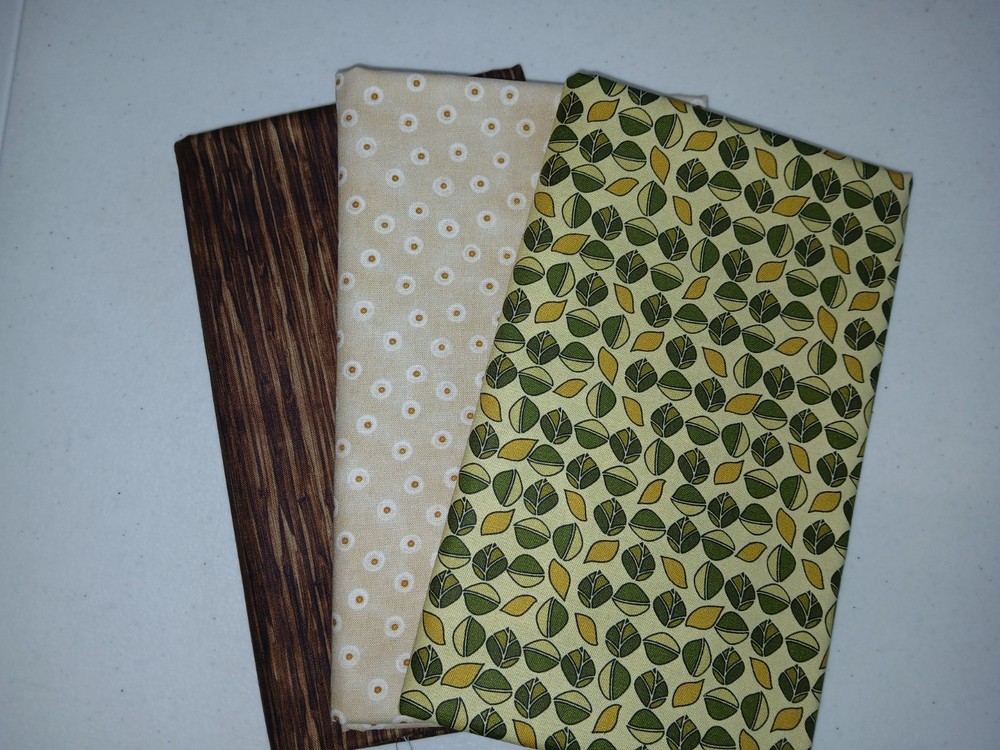 Lot 3 yard Focus Light Dark name brand cotton spring on trend Fabric Cafe look