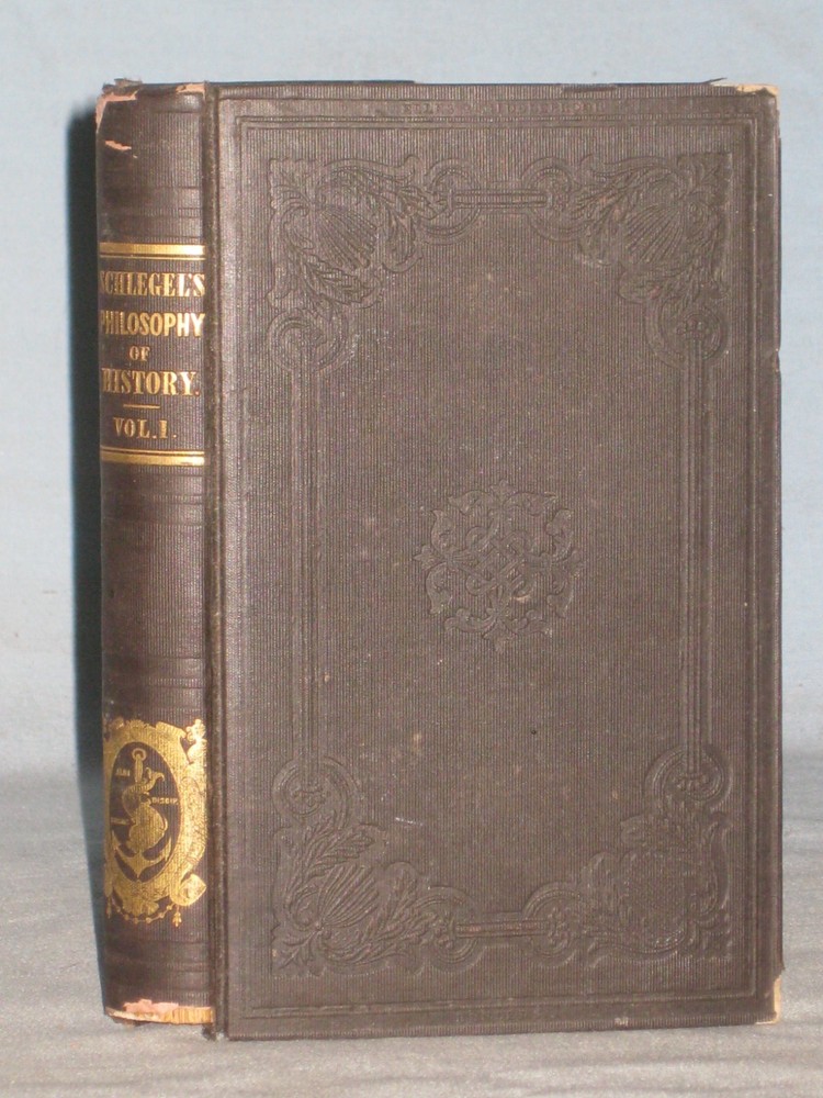 1841 Book The Philosophy Of History Vol.i  By Frederick Von Schlegel