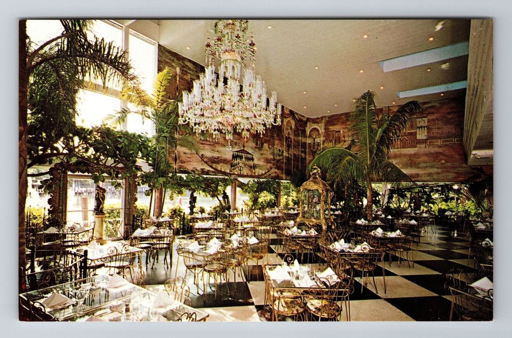 Fort Lauderdale FL-Florida, Creighton's Dining, Advertising, Vintage Postcard