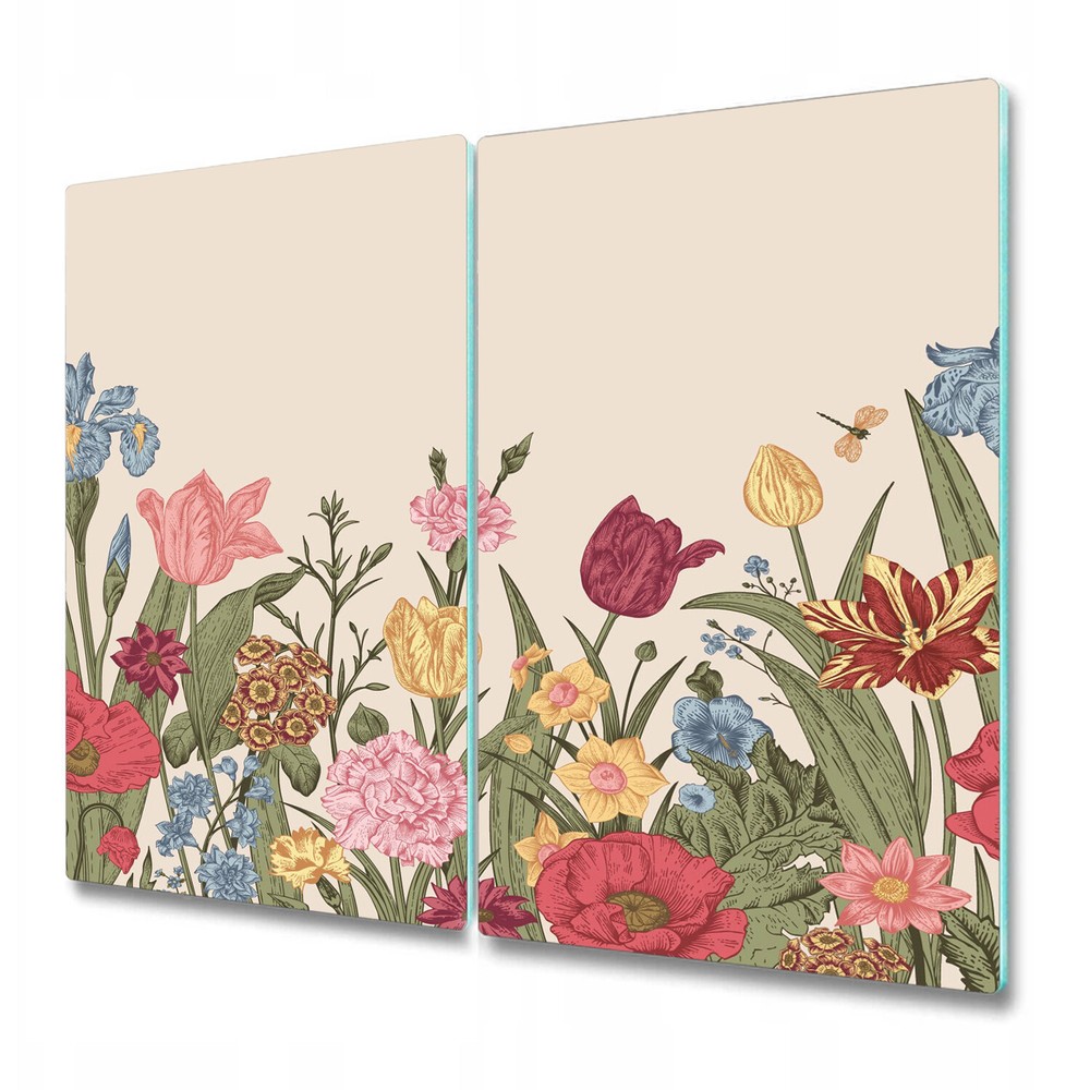 Glass Surface Protector Colourful Meadow floral nature garden blooming flowers