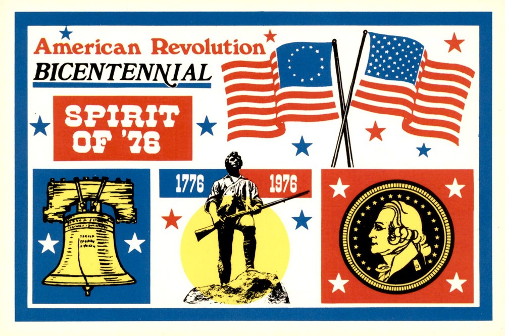 American Revolution Bicentennial 1776-1976 Postcard