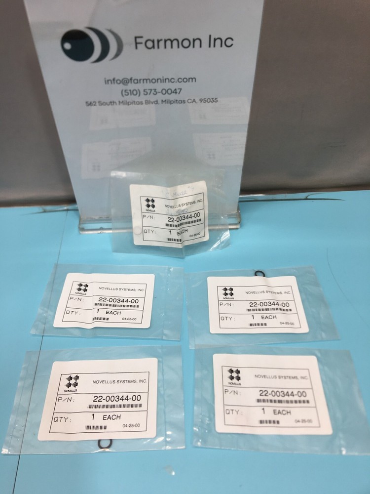 Lot Of 5 Novellus 22-00344-00 O-Ring, 187080