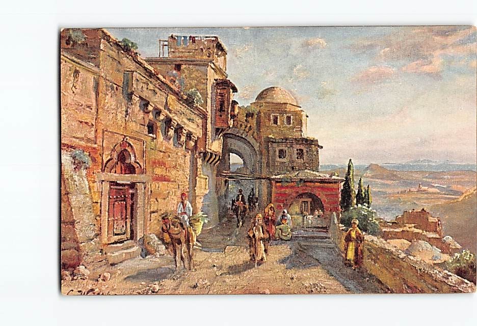 Postcard View of the Desert of Judea from Jerusalem Israel
