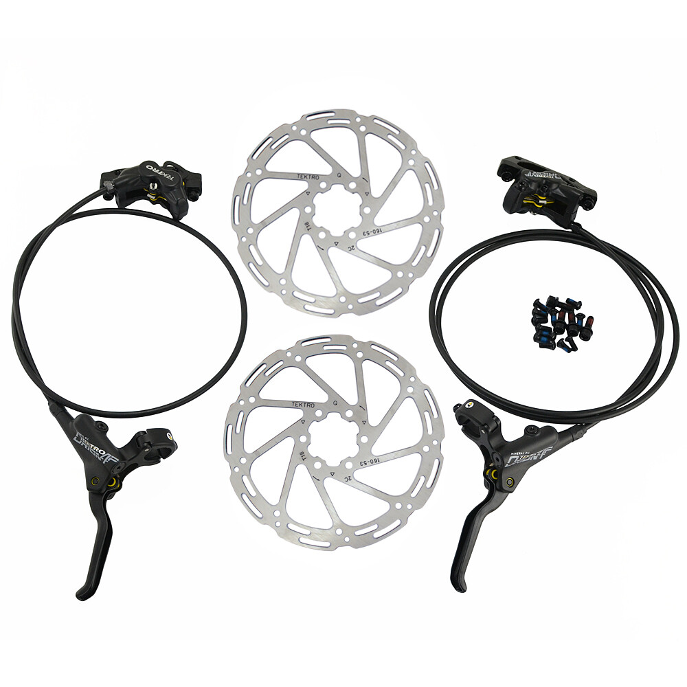 TEKTRO HD-M745 Hydraulic Disc Brake Set 4-Pistonpisn Caliper with 160mm Rotor