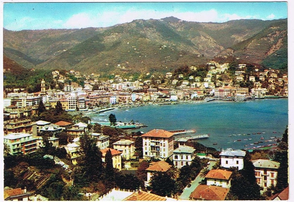 Italy Postcard Rapallo Panoramic View