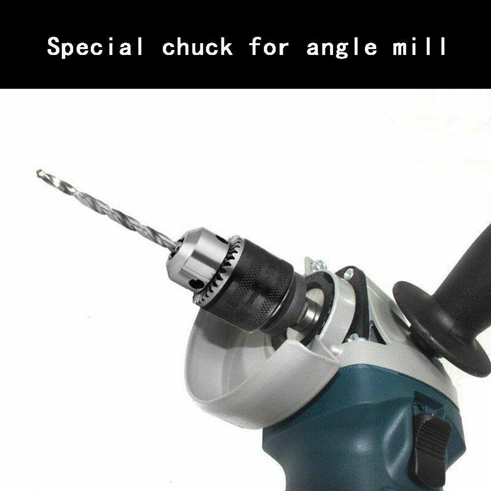 Anti Slip Electric Drill Angle Grinder Drill Chuck with Key Lathe Accessories