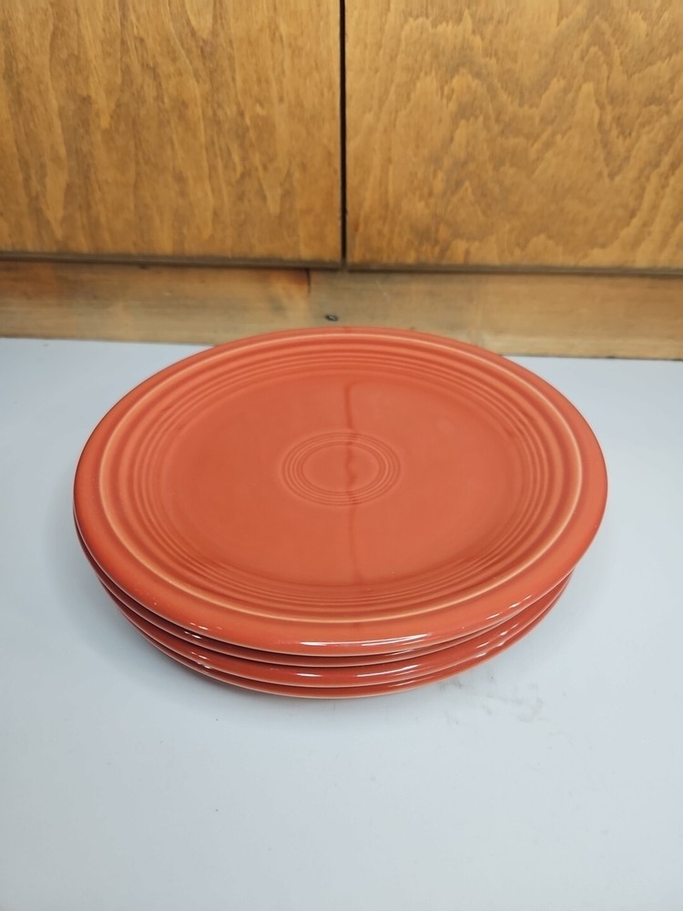 Fiestaware Poppy Salad Plates 7.25