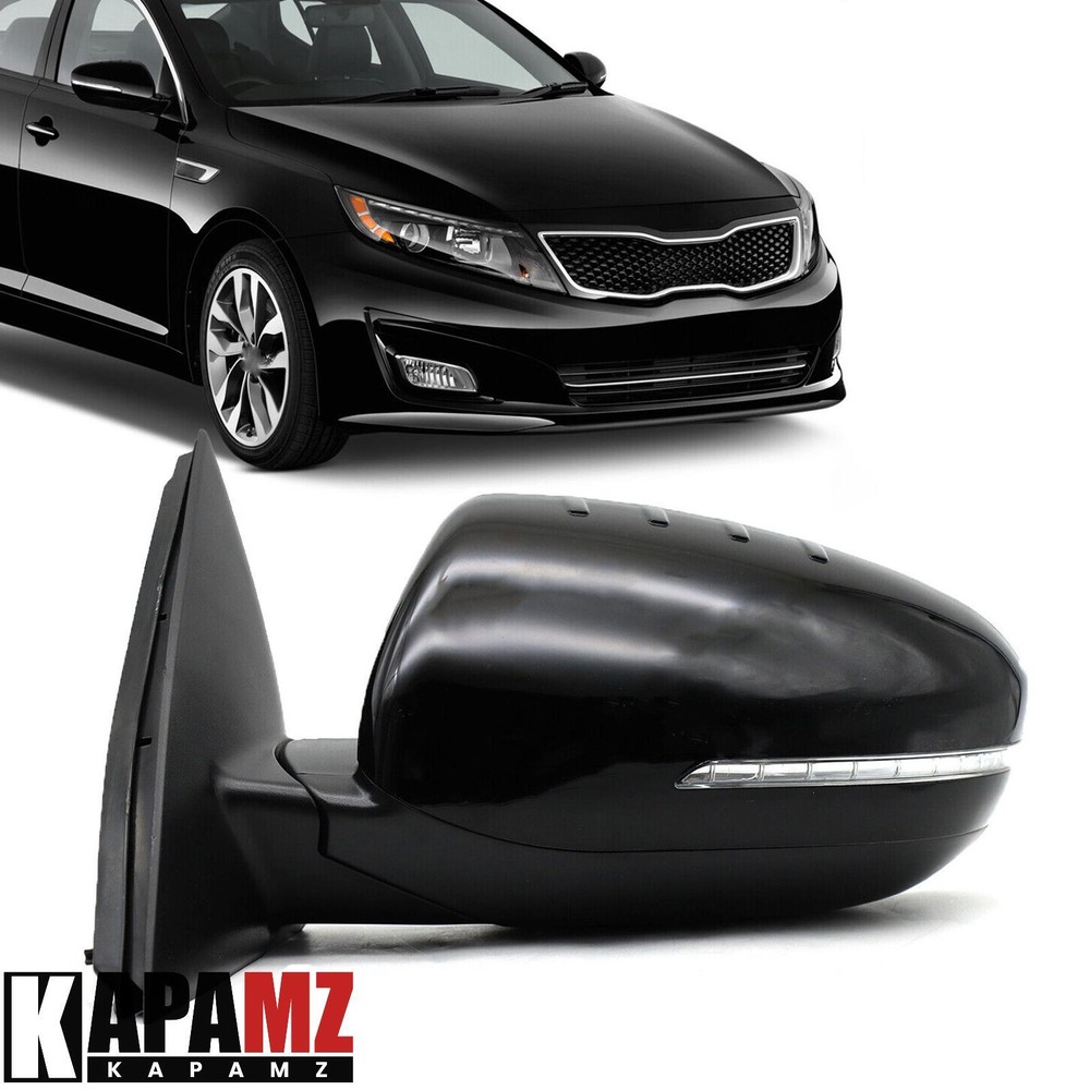 Side Mirror Turn Signal Light Driver Black 5Pin For Kia Optima 2011 2012-2013 LH