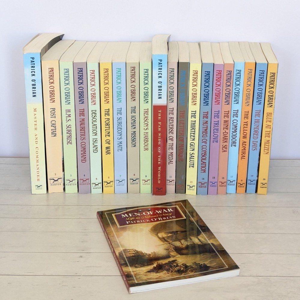 Complete Series Set AUBREY/MATURIN 1-20 Books +1 Patrick O'Brian Lot Paperback