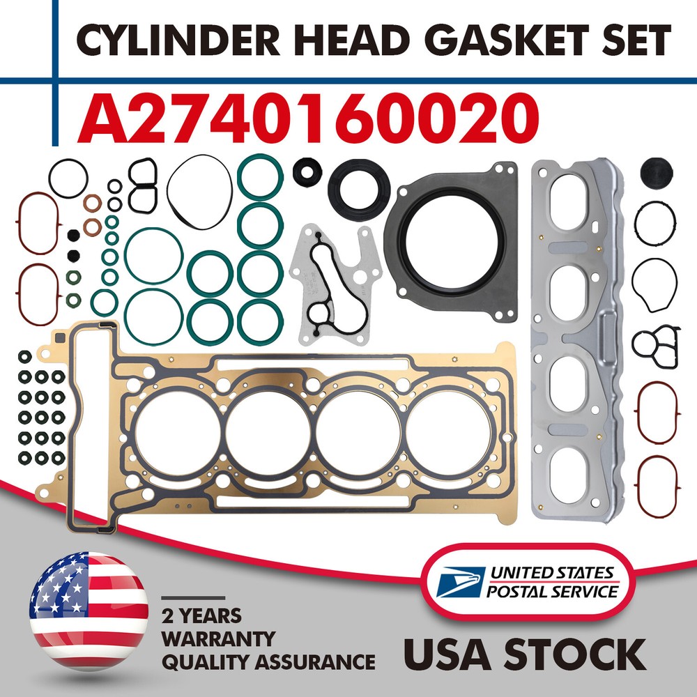 Cylinder Head Gasket Kit Fit For Mercedes-Benz C250 E200 253 W212 M274.920 2.0