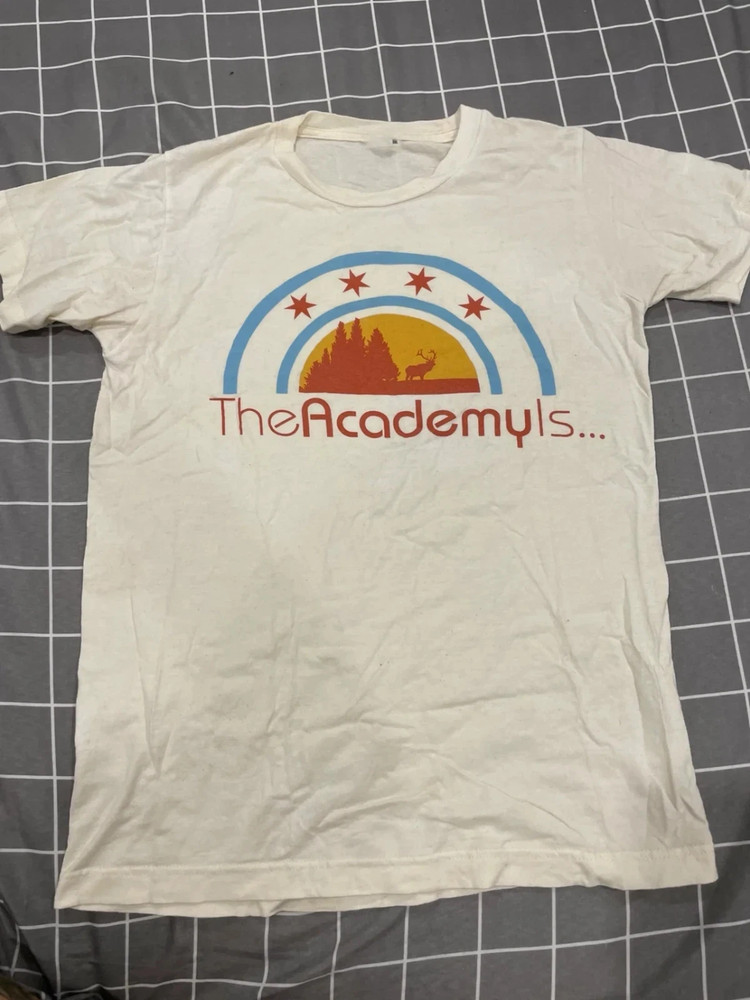 The Academy Is… Band Gift For fan White Cotton T Shirt Size S-5XL QA1674