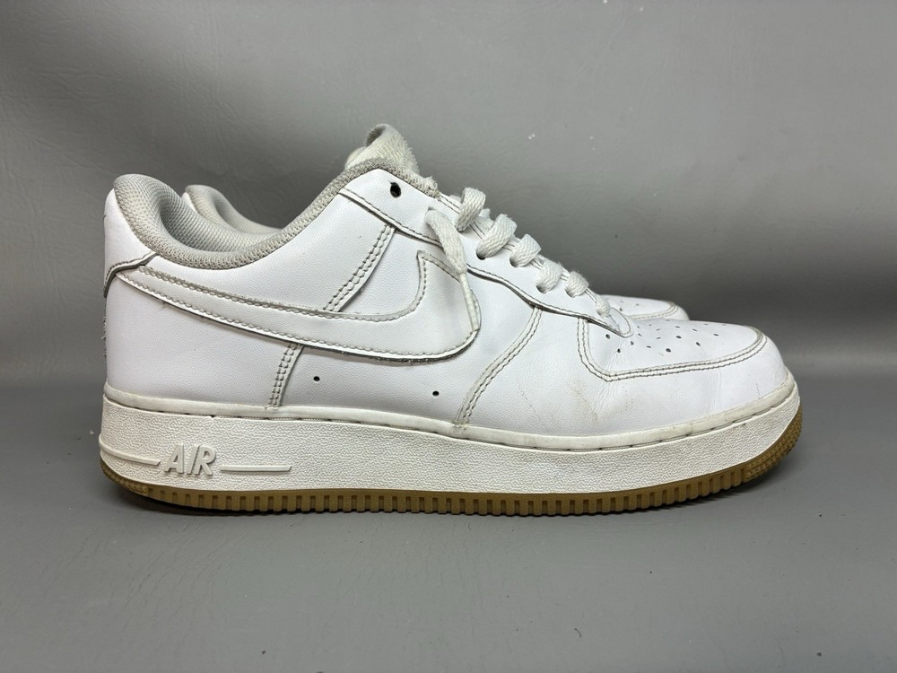 Nike Air Force 1 '07 Low Mens Size 9.5 White Gum DJ2739 - 100