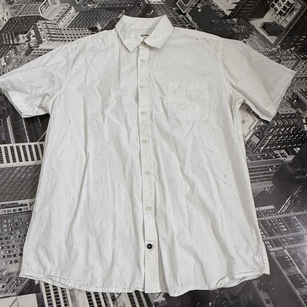 Taylor Stitch | Jack Shirt in White Donegal | 46 | MSRP $118