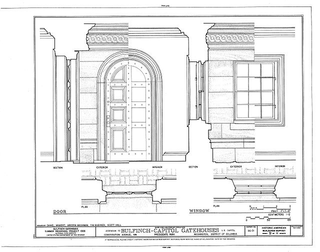 U.S. Capitol Gatehouses,Constitution Ave,Washington,District of Columbia,DC,23