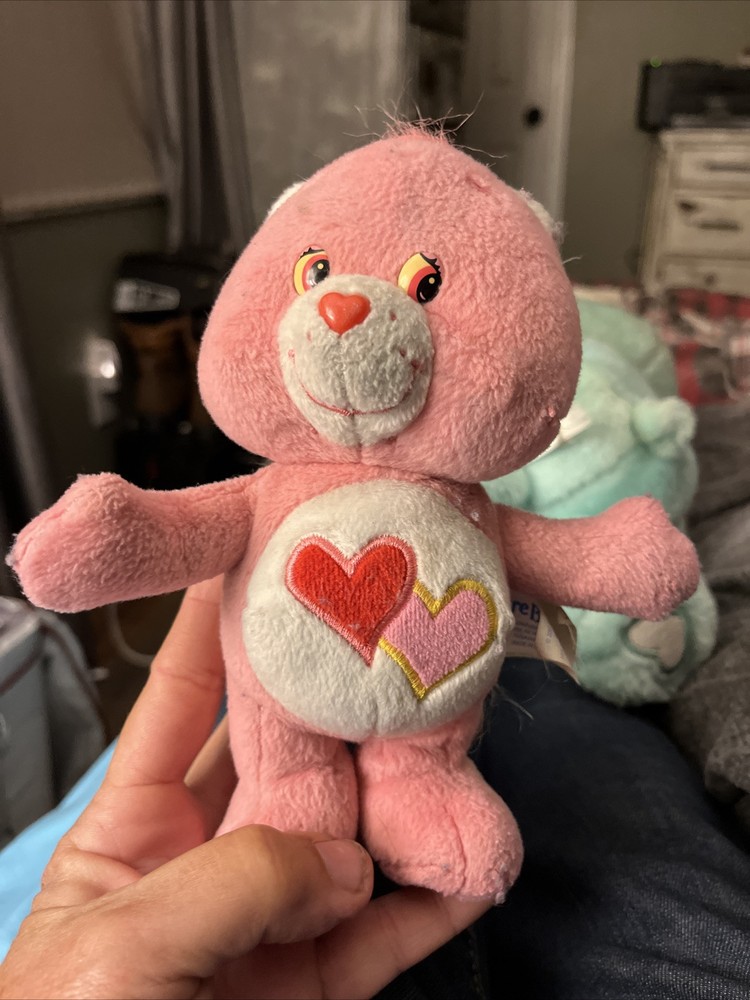 Care Bears Stuffed Toy Love A Lot Bear Used