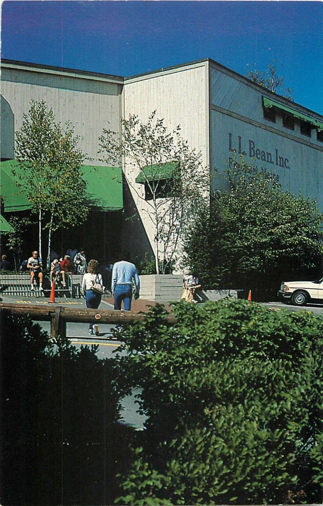 L.L. Bean Retail Store Entrance in Freeport Maine near Acadia National Park  -image