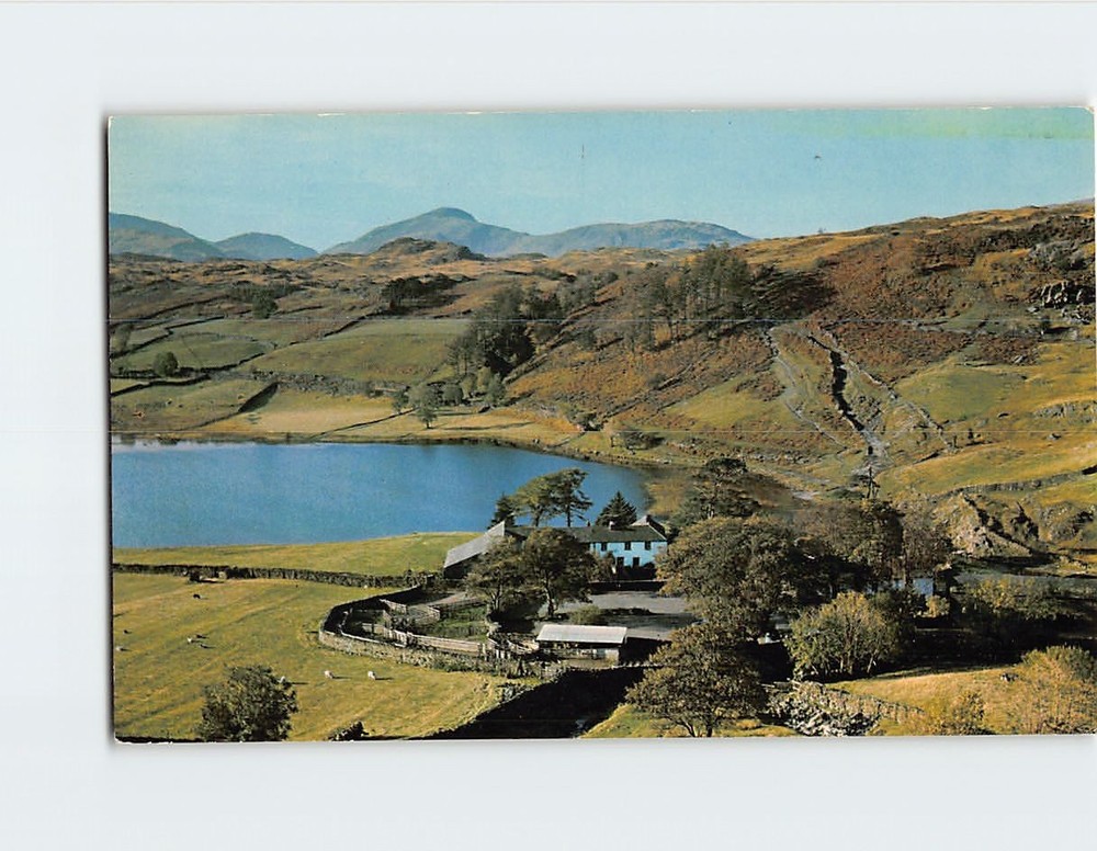 Postcard Watendlath Tarn & Path To Rosthwaite England