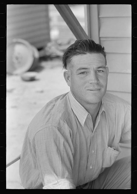 Agua Fria Migratory Labor Camp Arizona Migratory Laborer 1940 Man Portrait