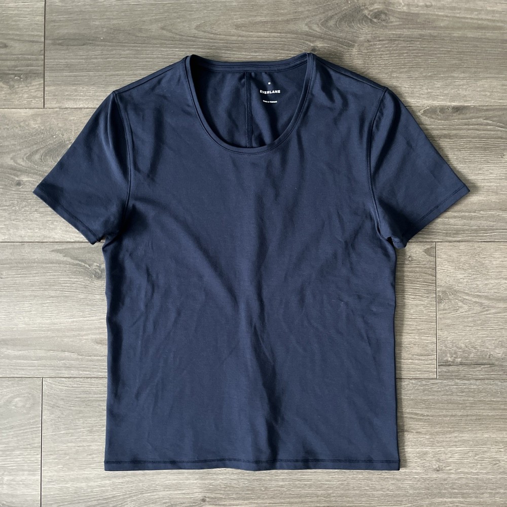 Everlane Womens M T Shirt Blue Short Sleeve