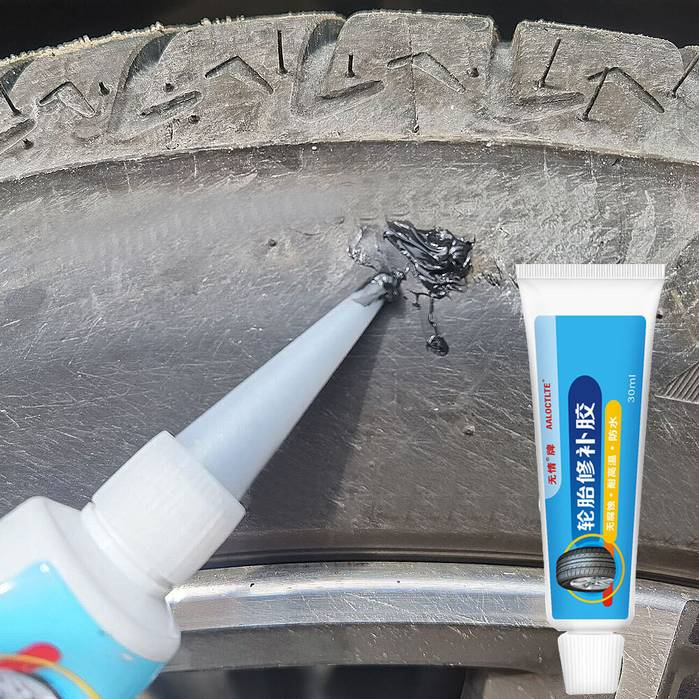 30ml Car Wheel Tire Rubber Glues Repair Liquid Adhesive Tool Kits Accessories