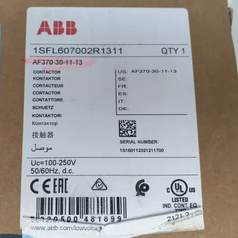 ABB AF370-30-11-13 Contactors Quick Delivery Of Brand New Contactors US Free TAX