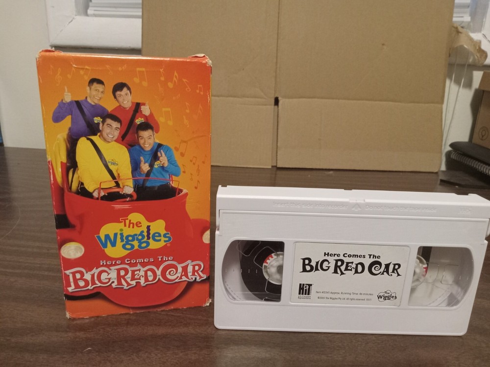 The Wiggles Here Comes The Big Red Car VHS Video 2005 HiT Entertainment Rare