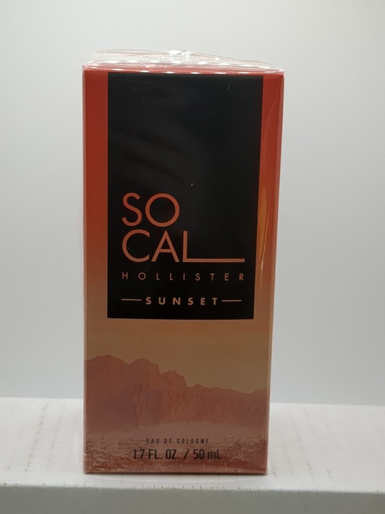 Hollister So Cal Sunset Eau De Cologne Spray for Men 1.7 Fl Oz NEW & SEALED RARE
