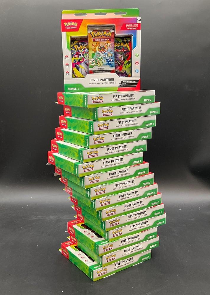 Lot Of 16 Pokemon Tcg First Partner Illustration Collection Box Series 1 SealedPROBSTEIN123 is actively accepting CONSIGNMENTS !!