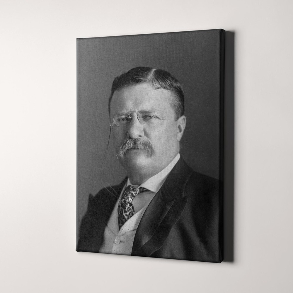 Teddy Roosevelt American President Canvas Wall Art Print