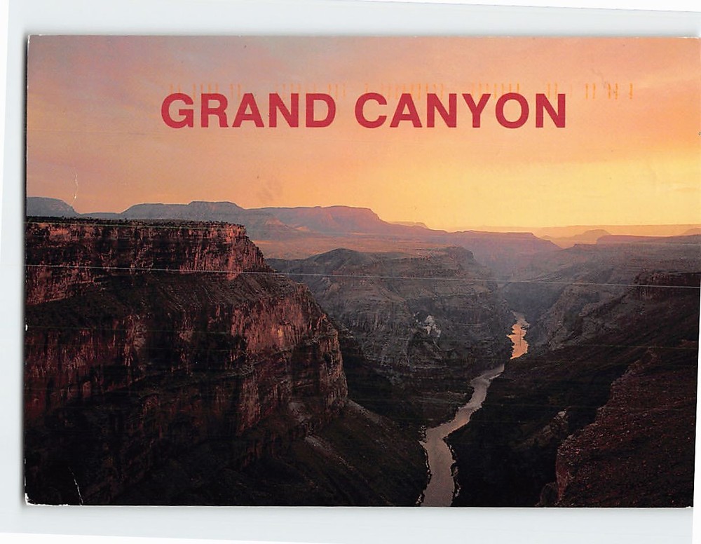 Postcard Toroweap Overlook Grand Canyon National Park Littlefield Arizona USA