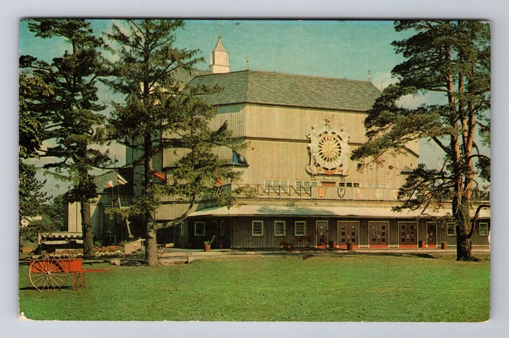 Stratford CT-Connecticut, American Shakespeare Festival Theatre Vintage Postcard