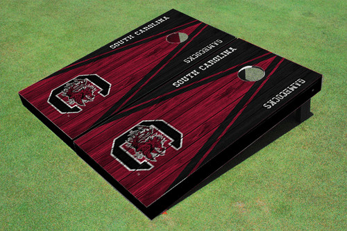 University Of South Carolina  Garnet and Black Matching Wood Look Triangle Cornh