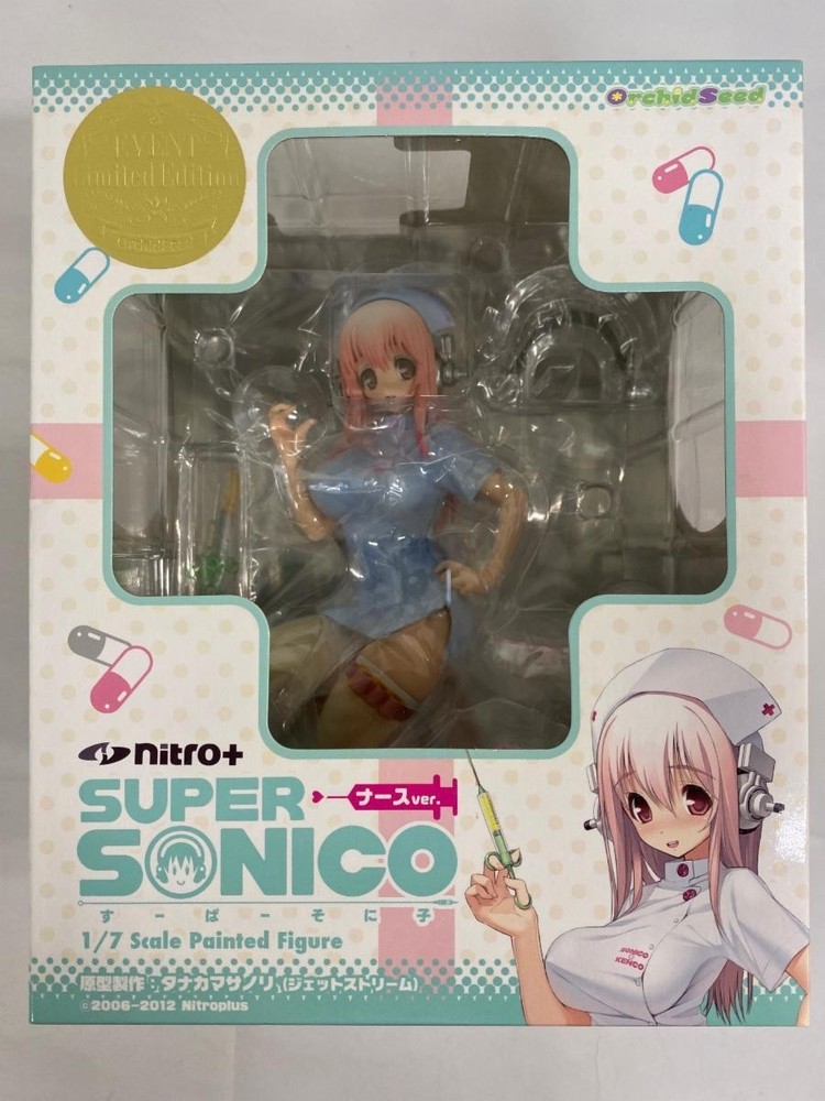 [NEW] OrchidSeed Super Sonico Nurse ver. (Blue) 1/7 Figure WF 2012 Summer