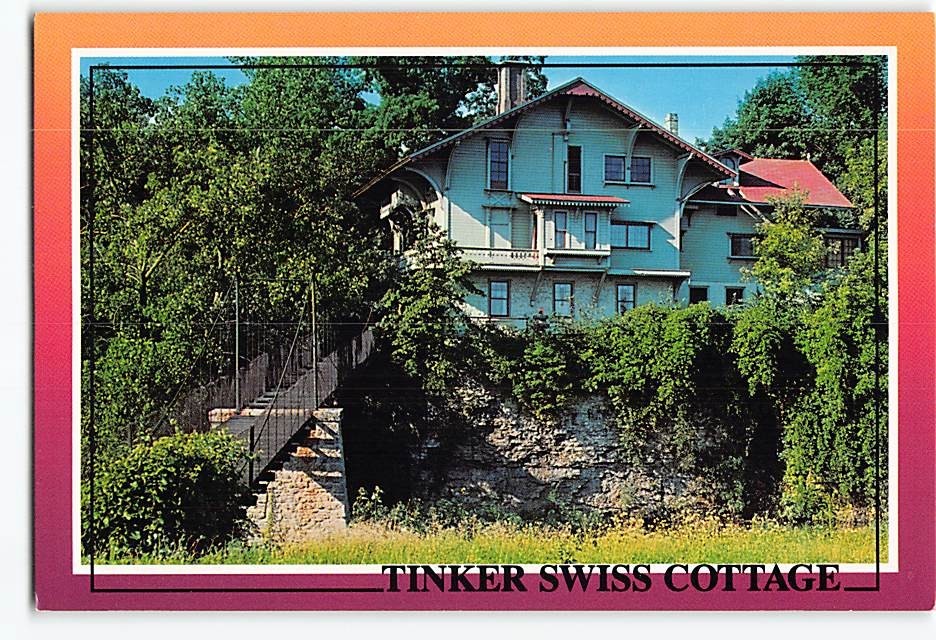 Postcard Tinker Swiss Cottage Rockford Illinois USA