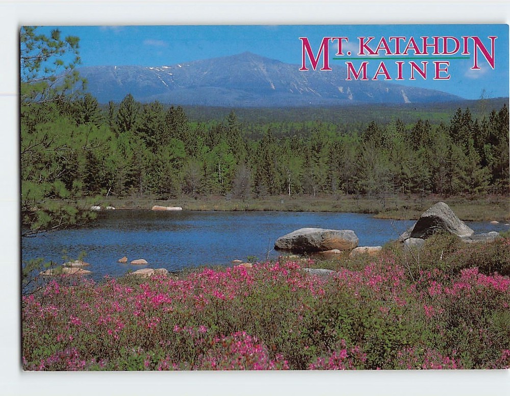 Postcard Mt. Katahdin Maine USA