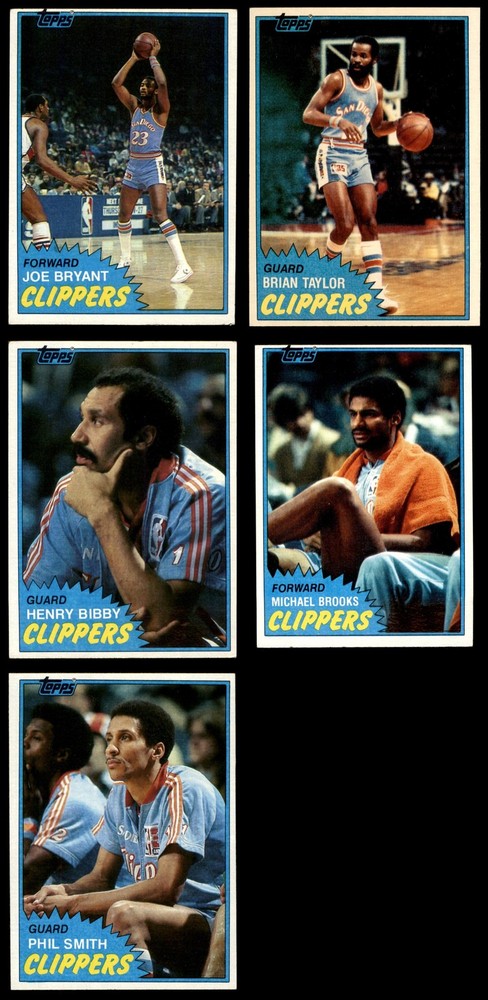 1981-82 Topps Clippers Almost Complete Team Set 6.5 - EX/MT+ 7249157