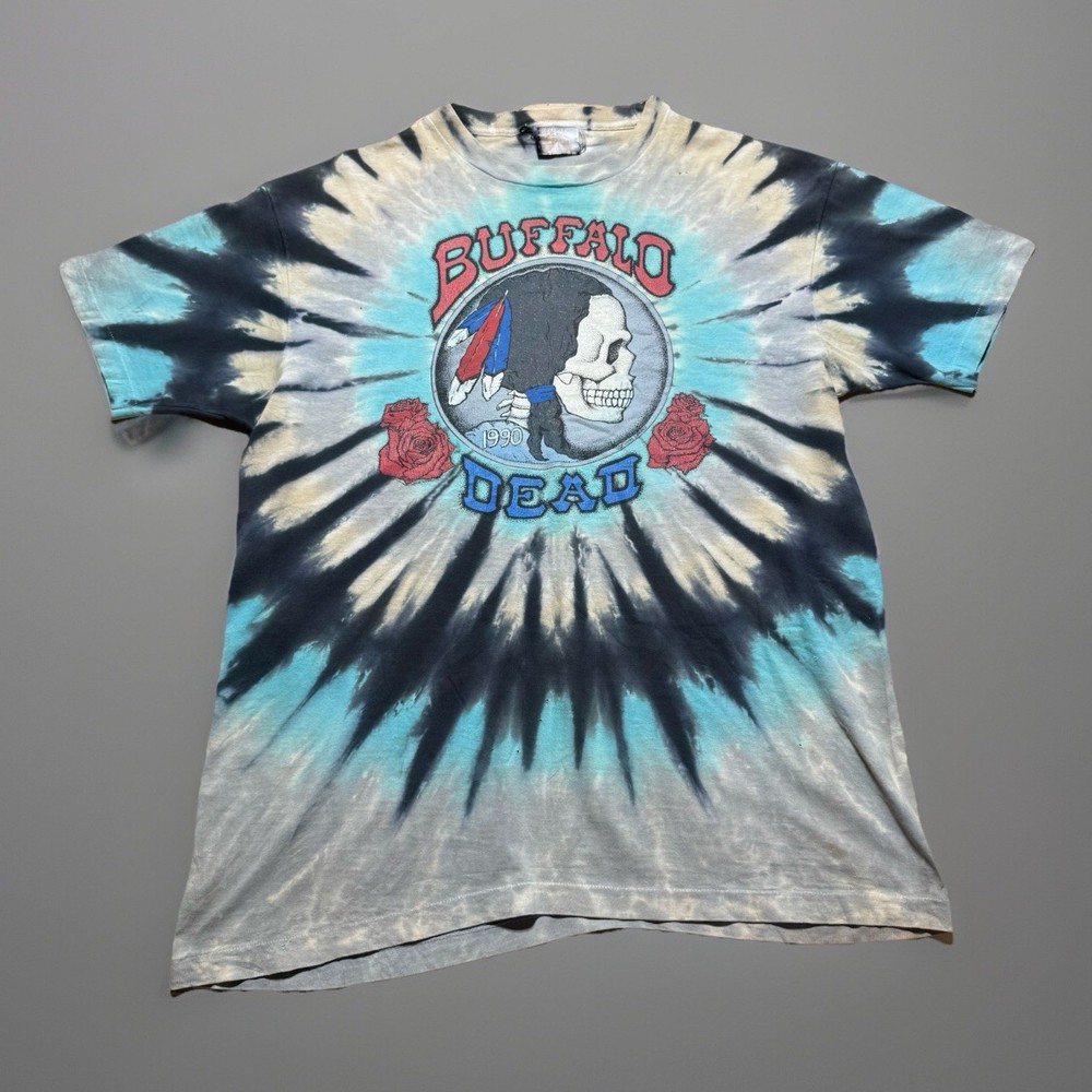 Vintage 90's 1992 Grateful Dead Buffalo Dead Crosby Stills Nash Shirt Size Large