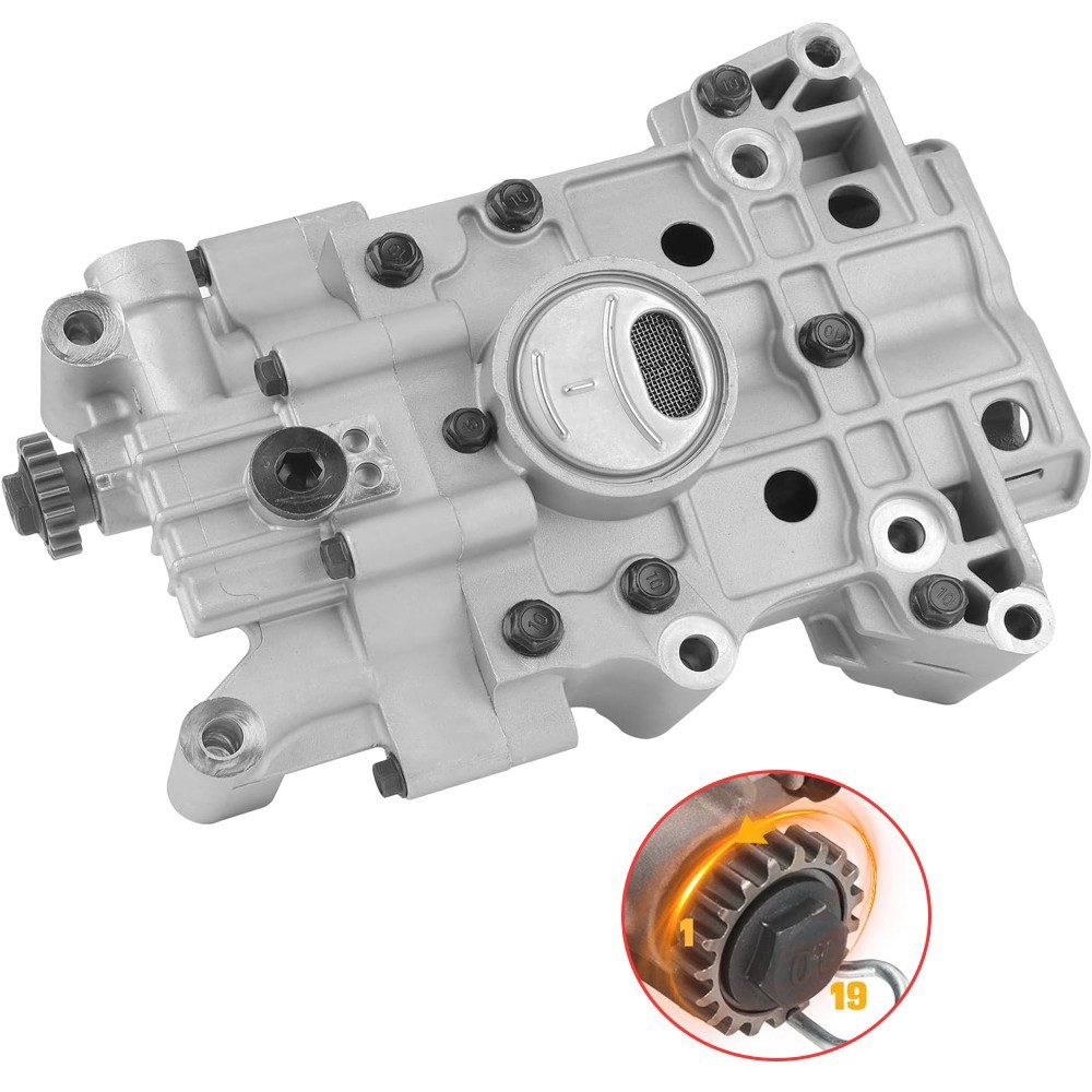 Shaft Balance Oil Pump 19 Teeth For 2015-19 Hyundai Sonata Santa Fe Tucson 2.4L