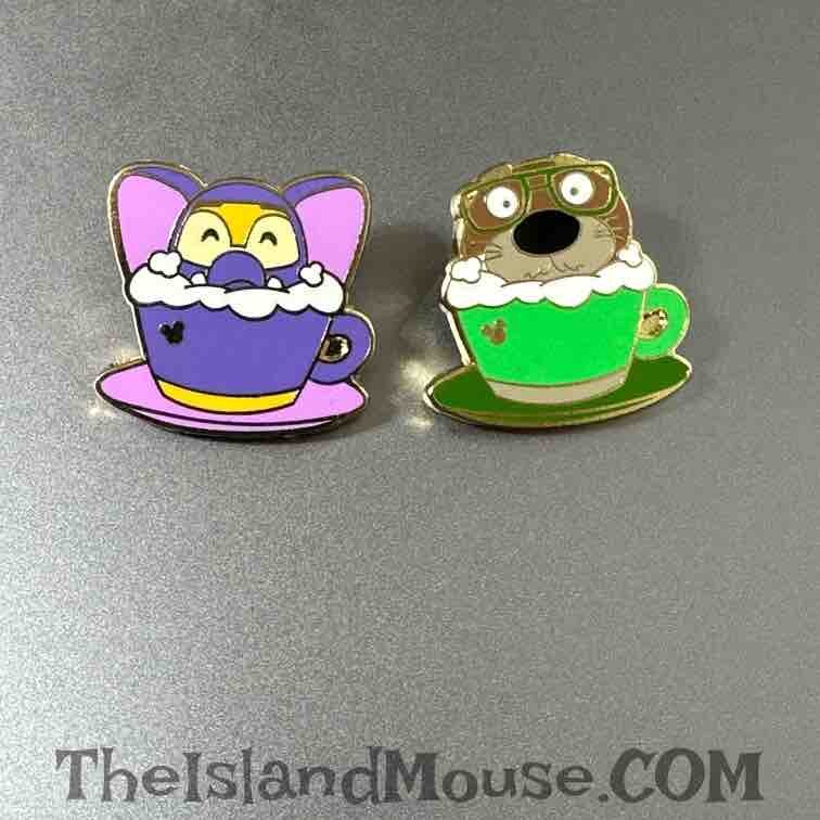 Disney SDR Mr Otterman & Finnick Latte Zootopia HM 2 Pin Set (UD:134763)