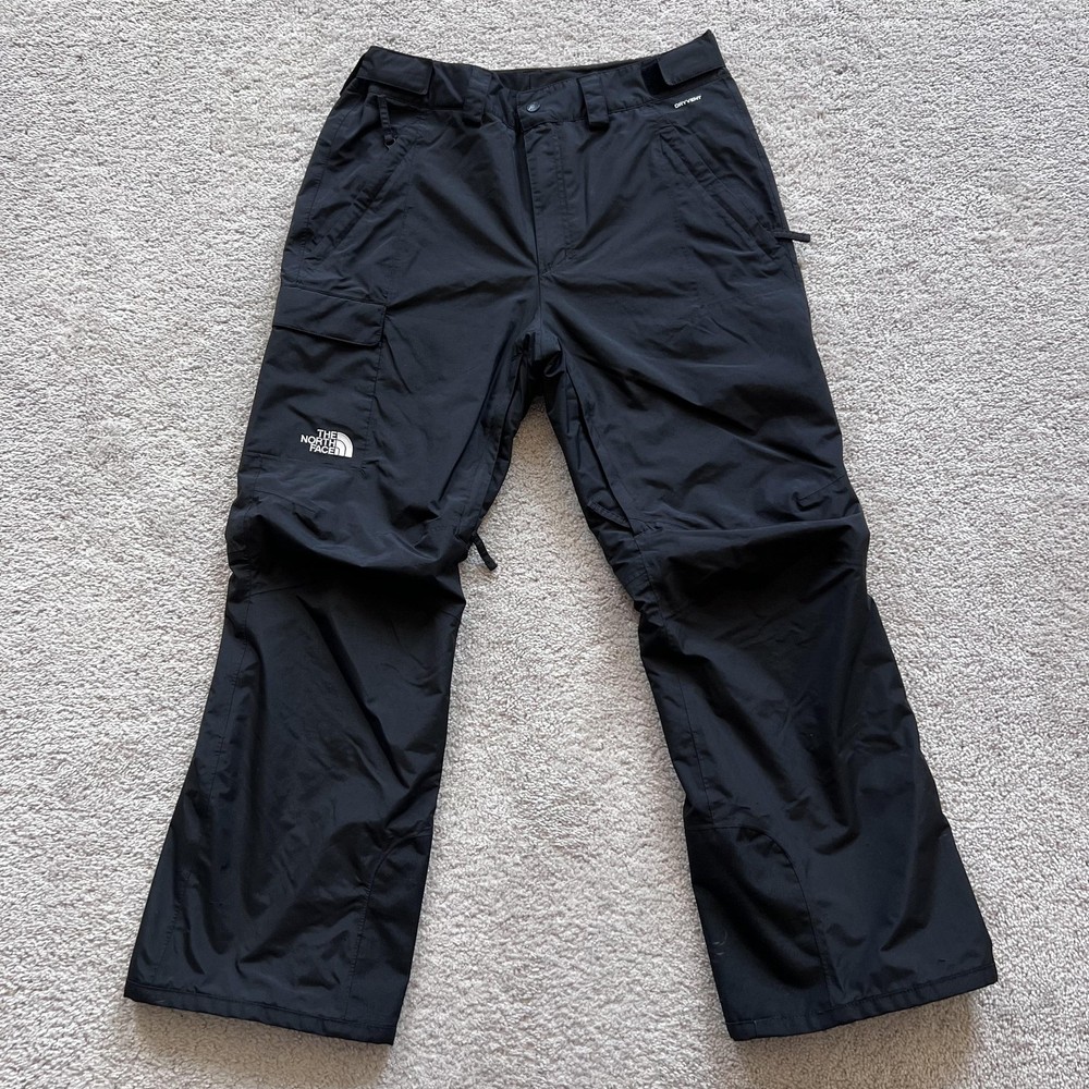 The North Face DryVent Snow Pants Mens M Short Black Insulated Ski Waterproof