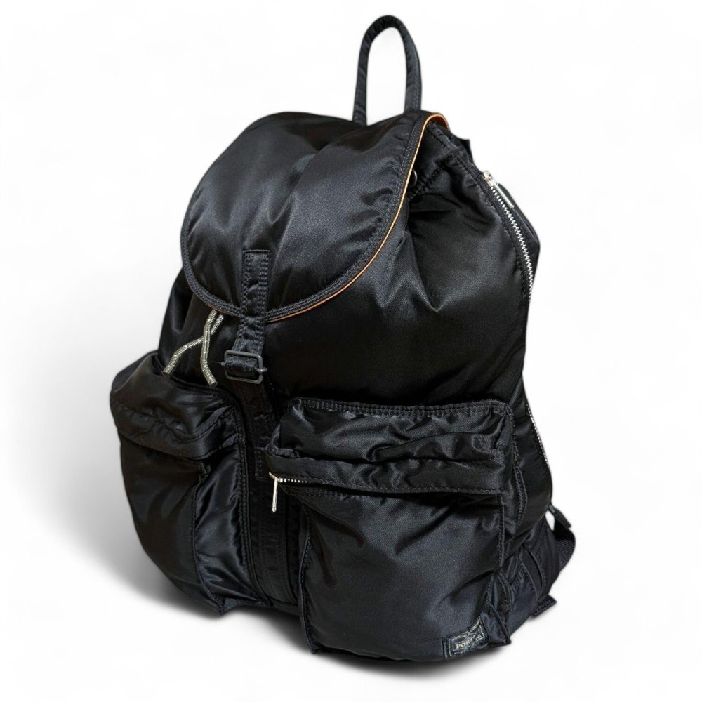 Yoshida Porter Tanker Black Nylon Unisex Backpack Made In Japan