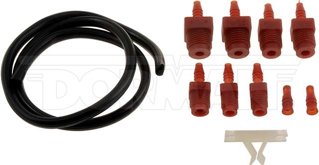 Dorman 13910 Master Cylinder Bleeder Kit with 22-Inch Hose Clip and 6 Fittings