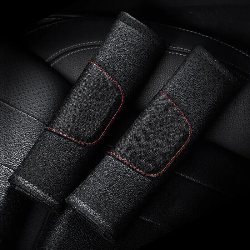 For Toyota 2pcs Car Seat Belt Cover Shoulder Cushion Pad Interior Accessorie