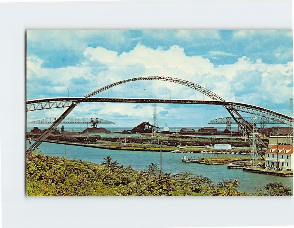 Postcard Ashtabula Harbor Ashtabula Ohio USA